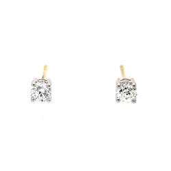 Pre Owned 18ct Diamond Stud Earrings ZU603